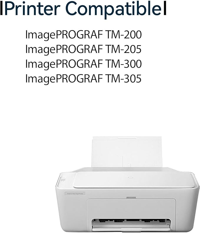 PFI-320 PFI320 Ink Cartridge for PFI-320 Ink Tank Use for ImagePROGRAF TM-200 TM-205 TM-300 TM-305 Printers (5-Pack)