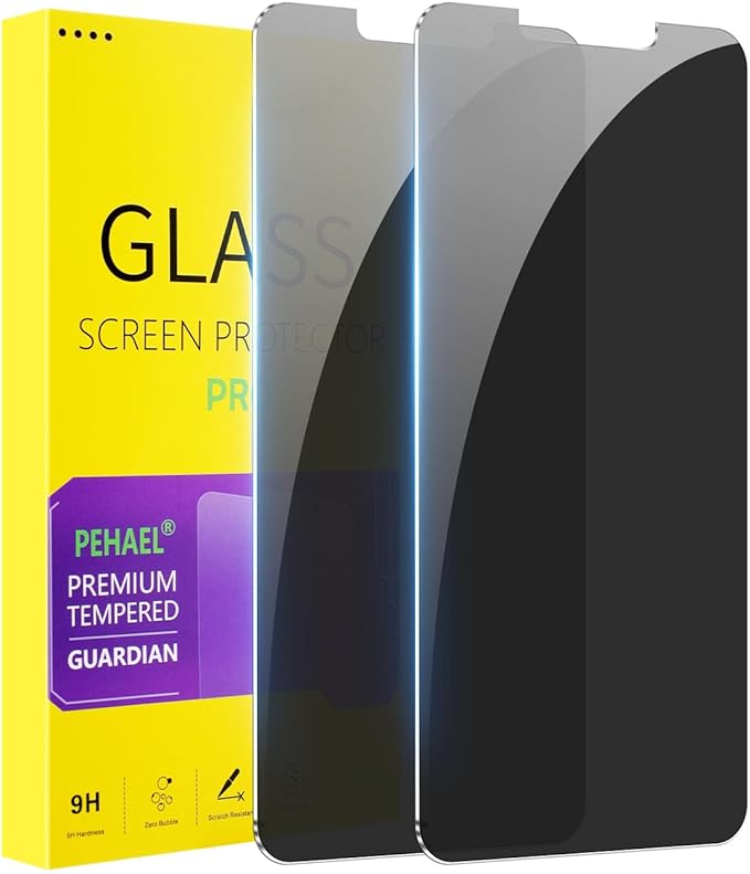 PEHAEL 2 Pack for iPhone 11 Pro Max/iPhone Xs Max Privacy Screen Protector by PEHAEL