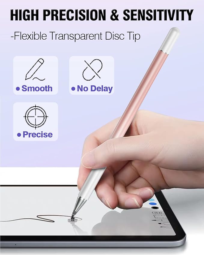 Stylus Pen for Touchscreen, 2 in 1 Stylists Pens Compatible - Image 5