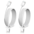 Ultra Thin Cat 6A Ethernet Cable 30 Feet 2Pack, Flexible & Slim Rj45 Cat6a LAN by DUTEVOLNS