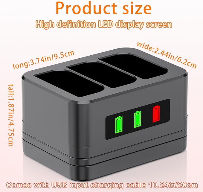 3-Slot Charger/Charging Dock, Suitable - Image 3