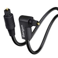 90 Degree Optical Audio Cable 25 feet, Slim Digital Audio Optical Cable by Bangun