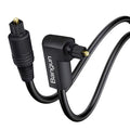 90 Degree Optical Audio Cable 20 feet, Slim Digital Audio Optical Cable by Bangun