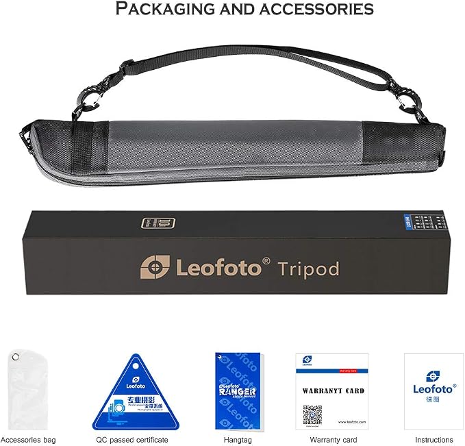 Leofoto MP-285C 60" 5-Section Carbon Fiber Portable Monopod, Lightweight - Image 9