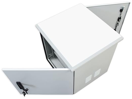 Electriduct 6U Outdoor Cabinet 18 Inch Depth IP55 Weather Resistant Enclosure - Image 4