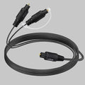 1x2 Digital Audio Splitter Cable 15ft, Toslink Digital Fiber Optic Audio by Bangun