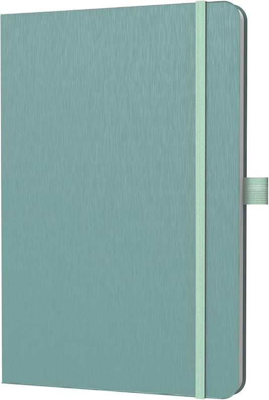 A5 Lined Journal Notebook, 7mm College Ruled Notepad, Journaling for Writing, Work, School, Travel and Note Taking, Hardcover 160 Pages (80 Sheets) 5.79 x 8.3 inches (Midnight Green)
