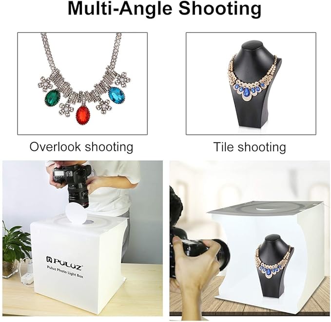 PULUZ 30cm Ring Light Photo Studio Light Box, Adjustable Portable Photography - Image 4