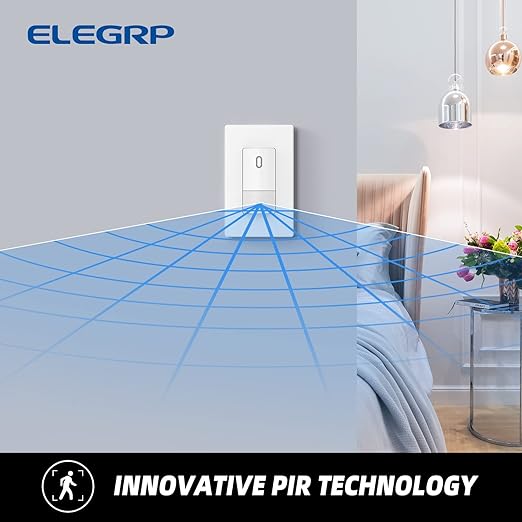 ELEGRP Matte White Single Pole Occupancy Motion Sensor Light Switch, Need - Image 4