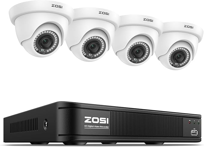ZOSI 1080P H.265+ Home Security Camera System by ZOSI