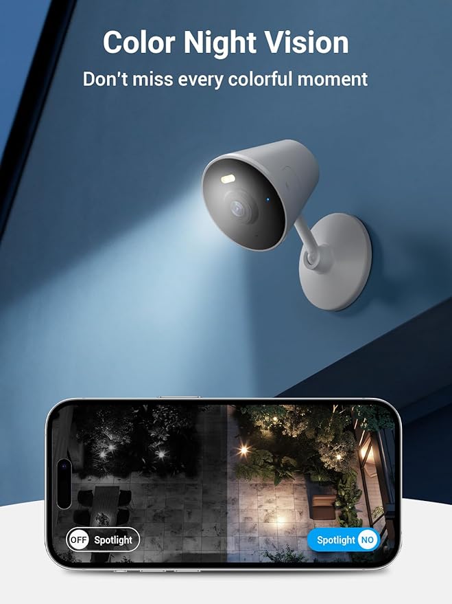 Indoor/Outdoor Security Camera for Home, Baby/Elder/Dog/Pet Camera - Image 3