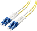 Cable Matters Plenum Rated Duplex OS2 Single Mode Fiber Optic Patch Cable - 3m by CableMatters