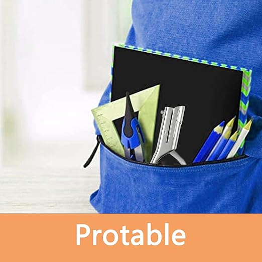 Hole Punch 2" Reach 1/8 inch Single Hole Punch,Heavy Duty Hole Puncher Single,Portable Hand Held Long Paper Punch for Paper Cards Plastic Cardboard (Silver) (1/8"-3mm Hole)