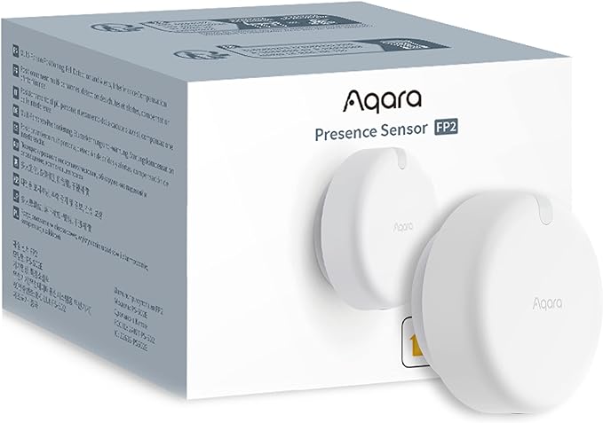 Aqara Presence Sensor FP2, mmWave Radar Wired Smart Motion Sensor, Zone by Aqara