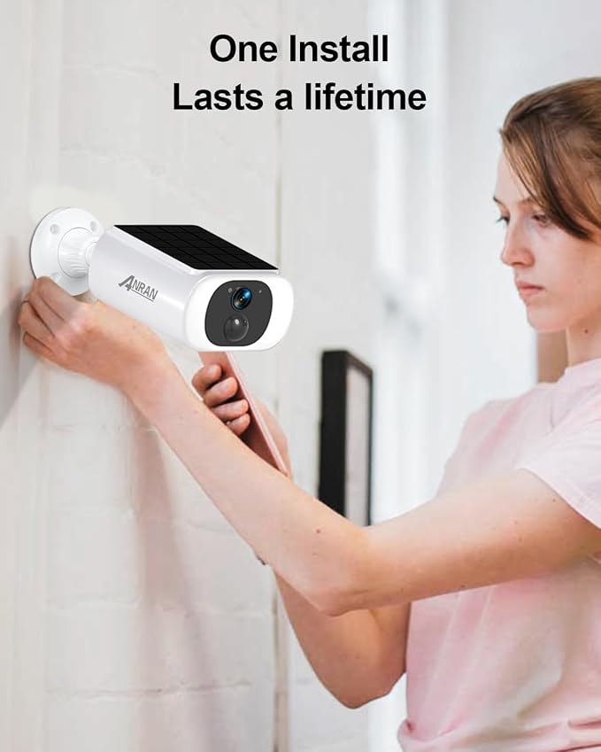 ANRAN 2K Solar Security Camera Wireless Outdoor, Forever Power - Image 8