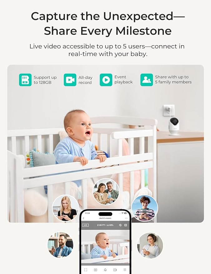 Dr.Care VistaView Lite Smart WiFi Baby Monitor - Image 6