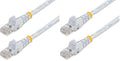 StarTech.com Cat5e Ethernet Cable - 5 ft White Patch Cable - Snagless Short by StarTech