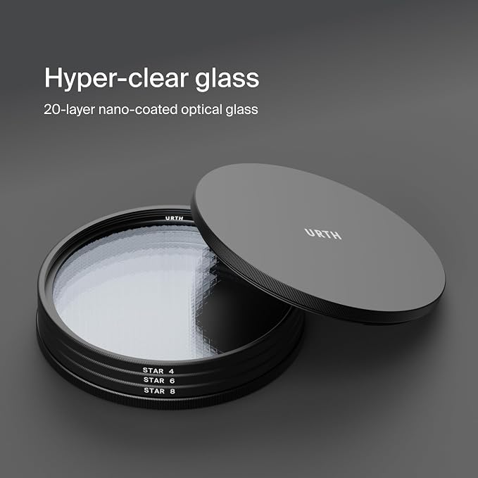 Urth 43mm 3-in-1 Star Lens Filter Kit — 4, 8 Point Starburst Effects - Image 3