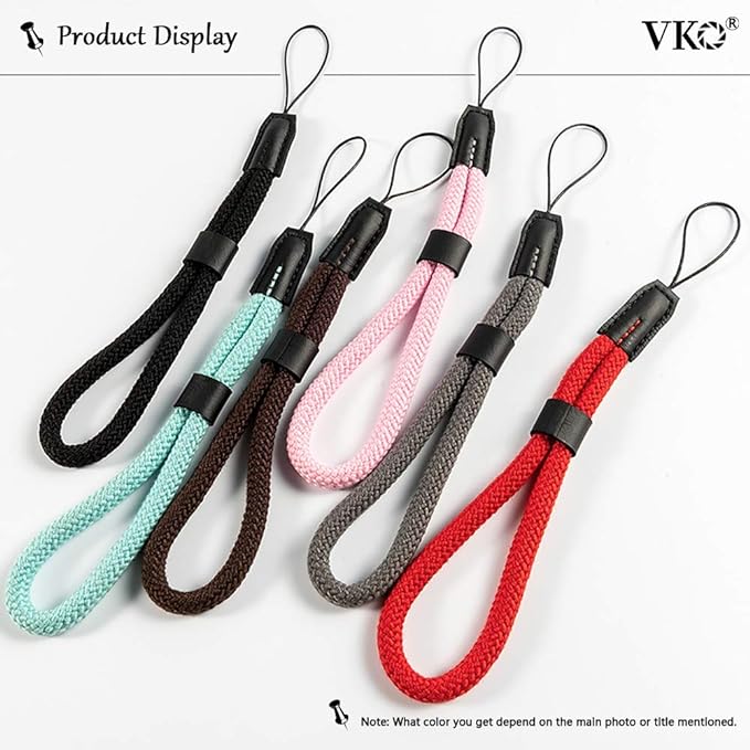 VKO Soft Camera Wrist Strap, Rope Hand Strap - Image 3