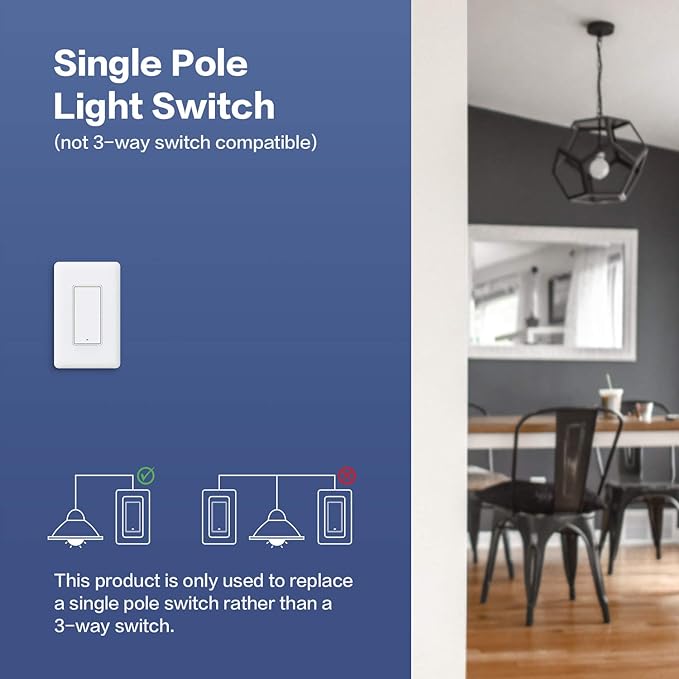 Aqara Smart Light Switch, Requires AQARA HUB, Zigbee Switch, Remote Control and - Image 5