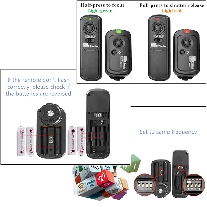 Pixel RW221-S1 Camera Remote Shutter Release Wireless Radio Control Compatible - Image 6