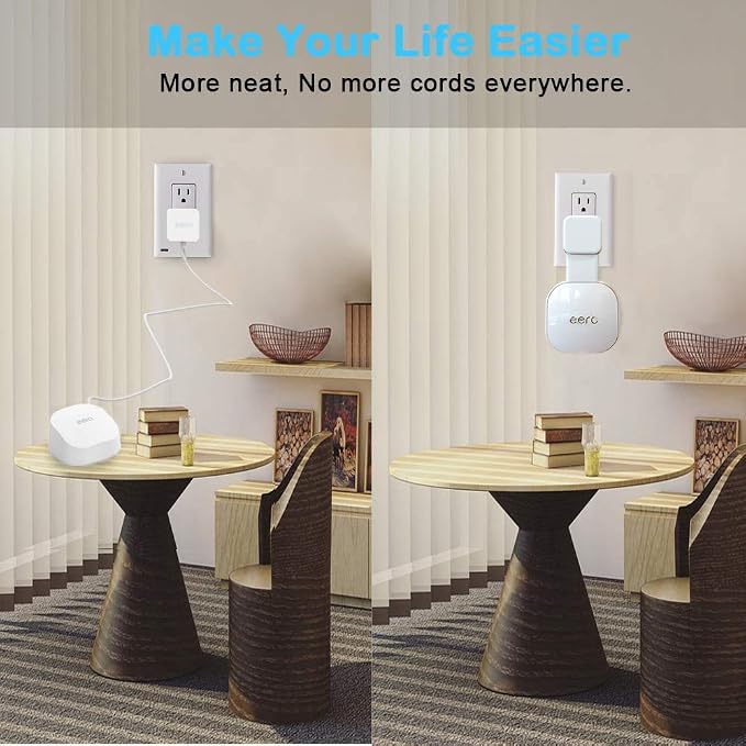 Tizomi Outlet Wall Mount Only for eero 6 & 6+ mesh Wi-Fi System, No Messy Wires - Image 4