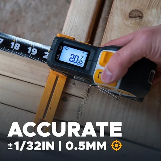 REEKON T1M Utility Digital Tape Measure 16 ft – Bluetooth Smart Measuring Tool - Image 2