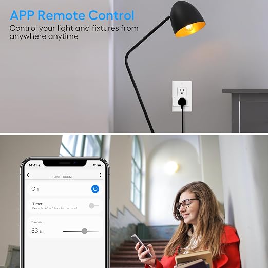 Z-Wave Dimmer Plug 800 Series Zwave Smart Plug，Dimmable Outlet Built-in - Image 6