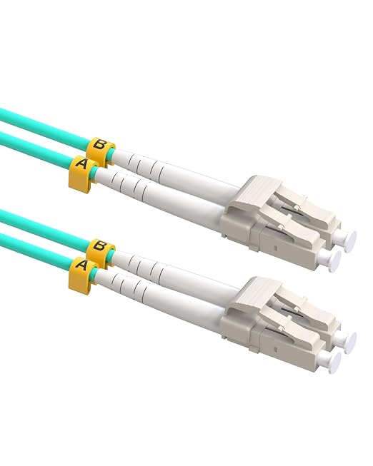 LC to LC Multimode Fiber Patch Cable, OM3 Patch Cords Duplex Multi Mode LC-LC by VANDESAIL