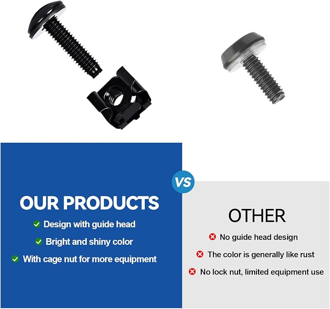 120-Pack 10/32 Set Rack Screws - Image 3