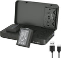 LP-NP-FW50 Battery Pack and Portable Charger, LP 2-Pack Replacement Battery by LP