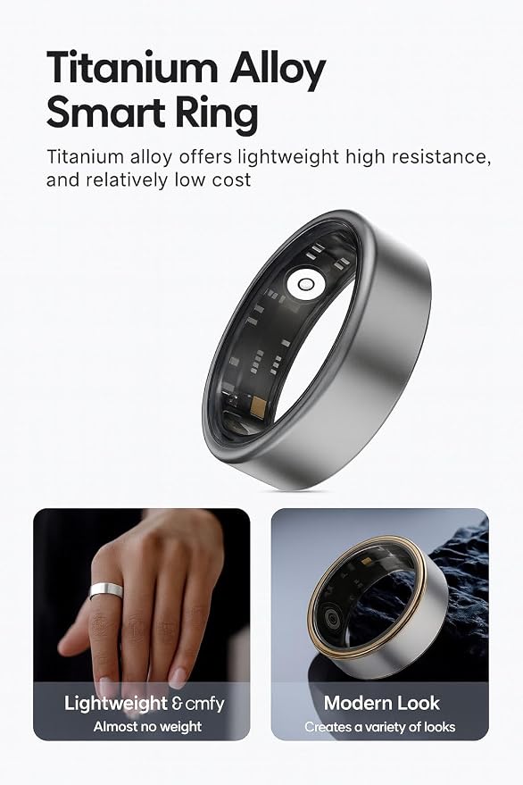 ALZEN Smart Ring – Titanium Waterproof Ring - Image 3