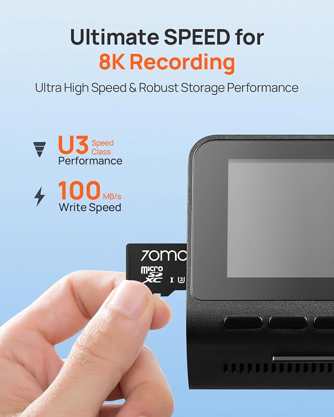 70mai Micro SD Card 128GB Memory Card, Suitable - Image 2