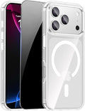 for iPhone 17 Pro Case Clear, Magnetic iPhone 17Pro Case by ZOZDOKG
