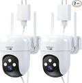 MUBVIEW 360° Security Cameras Wireless Outdoor, 24/7 Wired Outdoor Camera by MUBVIEW