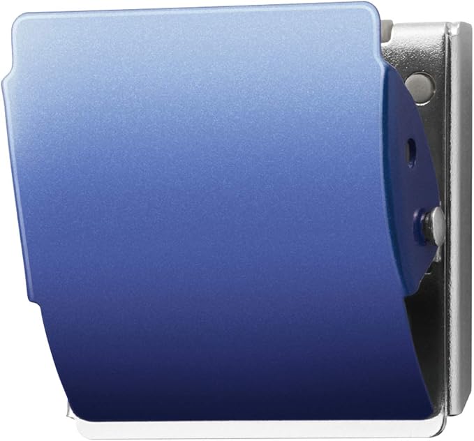 Extra Strong Magnetic Clips for Refrigerator and More, Large Blue, 3-Pack