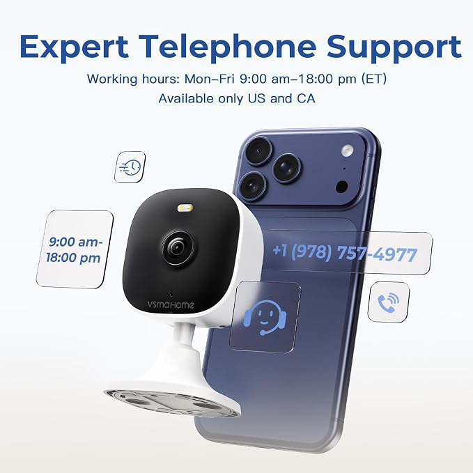 4MP Indoor Cameras for Home Security, Outdoor Security Camera Indoor, 2.4g/5g - Image 8