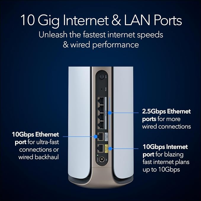 NETGEAR Orbi 970 Series Quad-Band WiFi 7 Mesh Network System - Image 5