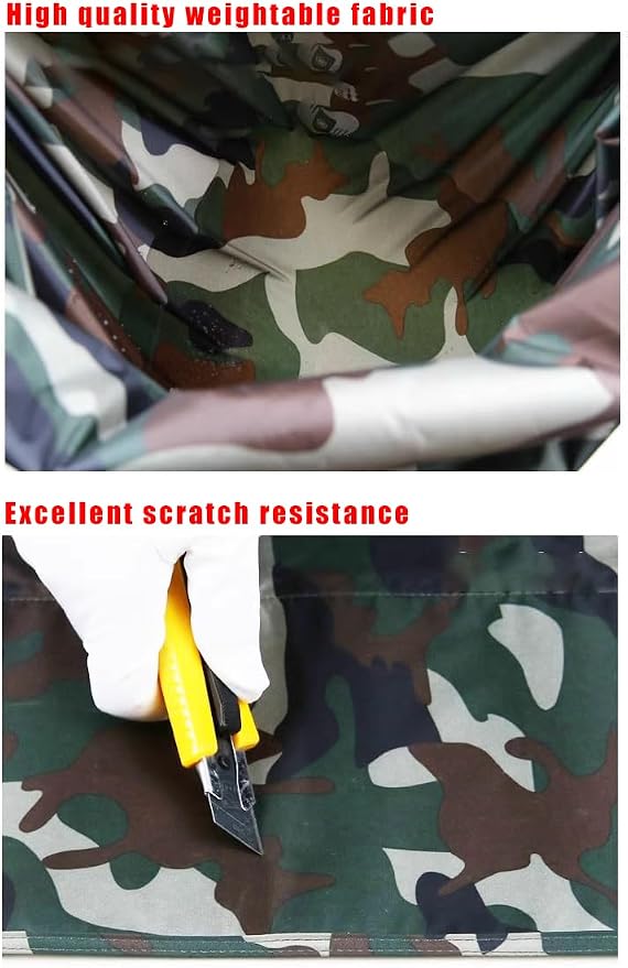 CHASING BIRDS Camouflage Waterproof Rain Covers Raincoat - Image 4