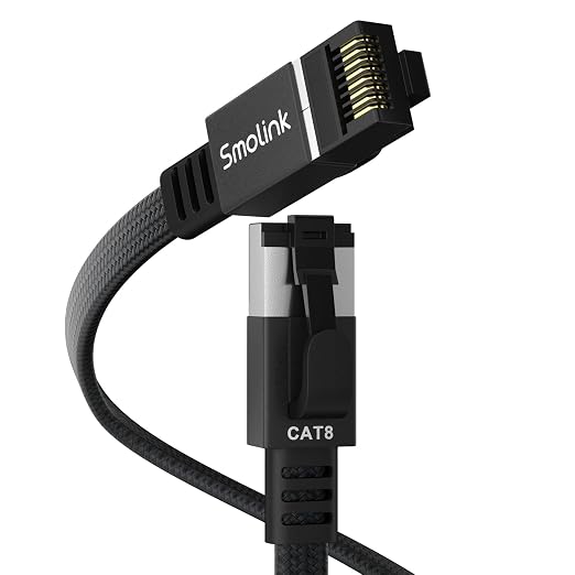 Smolink Cat 8 Ethernet Cable 10 ft by Smolink