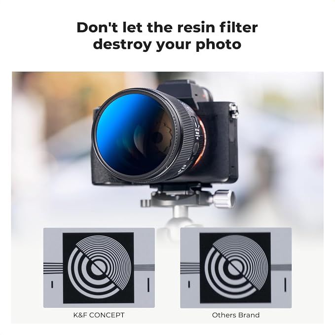 K&F Concept 67mm UV/CPL/ND Lens Filter Kit-18 Multi-Layer Coatings, UV Filter + - Image 7