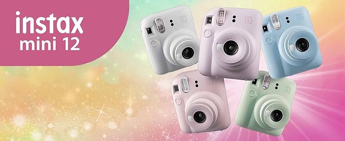 Fujifilm INSTAX MINI 12 Blue Bundle 2025, Lilac Purple) - Image 9