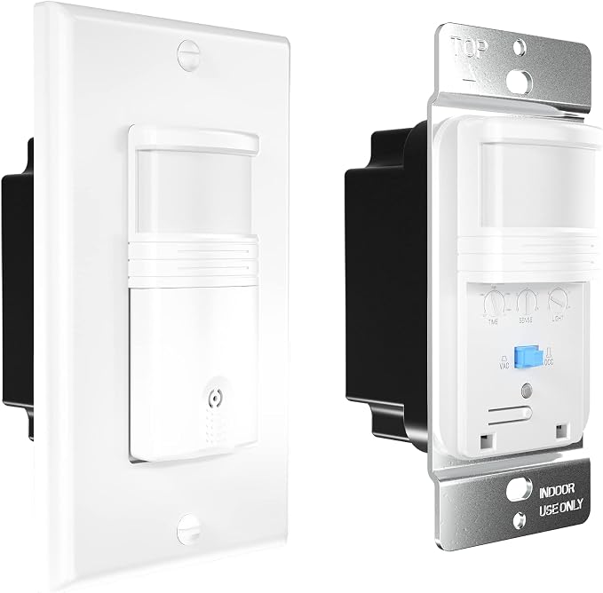 4 Pack, 3-Way Motion Sensor Light Switch, Neutral Wire Required, Indoor in-Wall - Image 7