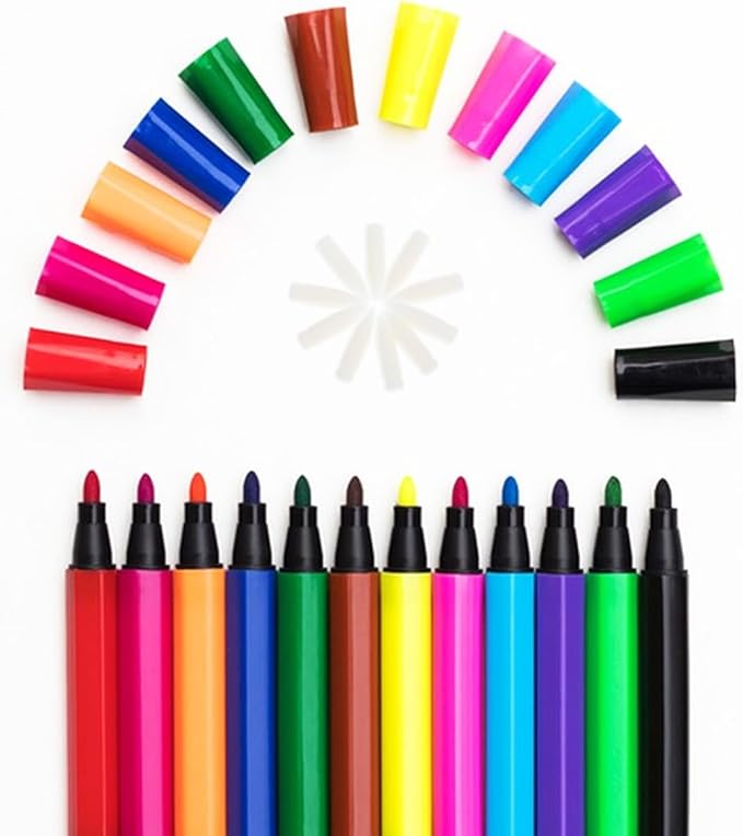 10Pcs Acrylic Marker Pen Tips - Replacement Nibs for Refillable Brush Pens - Art Supplies for Sketching and Drawing Compatible with Oil Markers