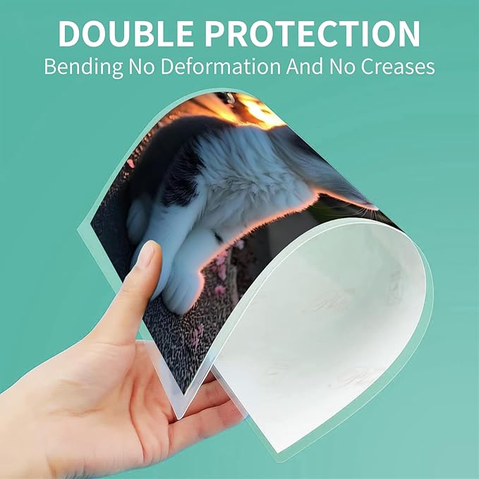 Laminating Sheets - 5Mil Thermal Laminating Pouches, 9"x11.5" Clear Laminate Sheets for Schedules, Menus, Certificates, Art Drawings, Round Corner, 50 Pack