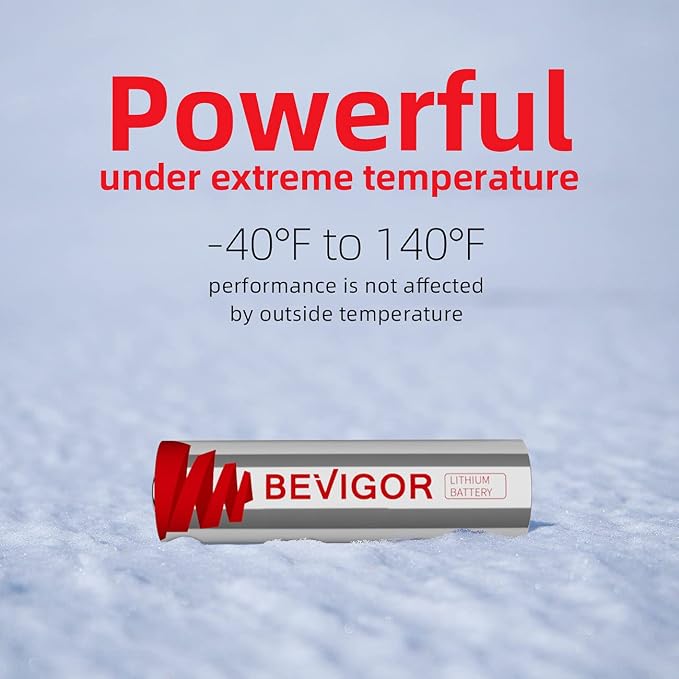 BEVIGOR Lithium AA Batteries, 720 Pack Lithium Iron Double A Battery - Image 6