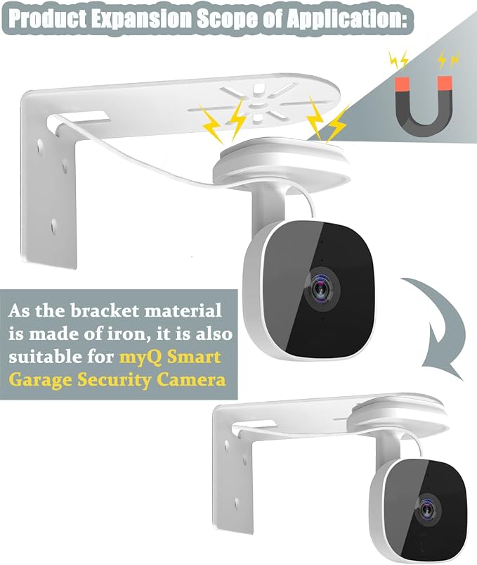 4Pack Metal Swivel Wall Mount Bracket - Image 7