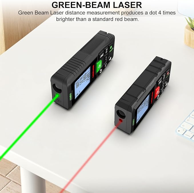 LASELION Laser Measurement Tool, 165ft Green-Beam Laser Measure Device Portable - Image 7