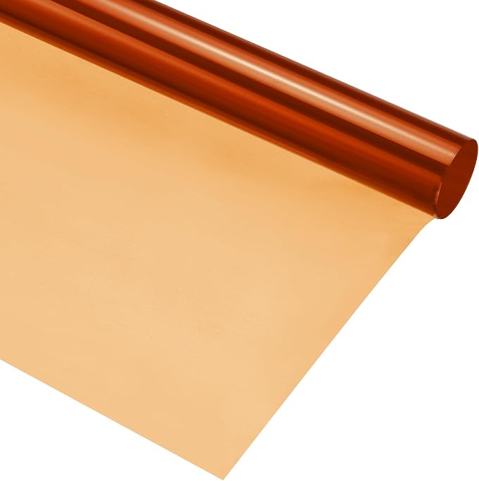 MECCANIXITY Lighting Gel Filter 39.4x39.4 Inch Dark Orange Color Correction by MECCANIXITY