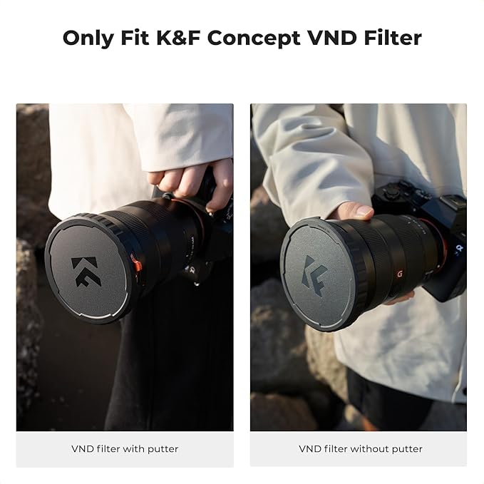 K&F CONCEPT 67mm Variable ND Lens Filter Cap TPU Filter Cap Only - Image 6